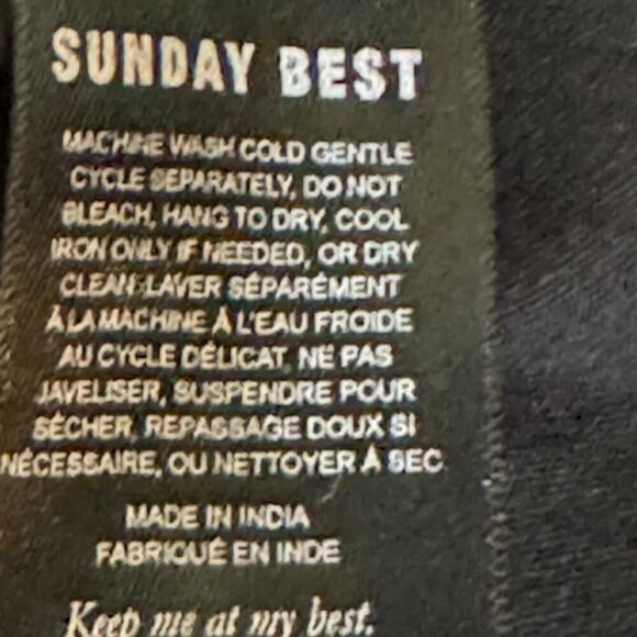 Aritzia Sunday Best Drawstring Waist Jogger Pants Elastic Cuffs XXS Black - Picture 7 of 8